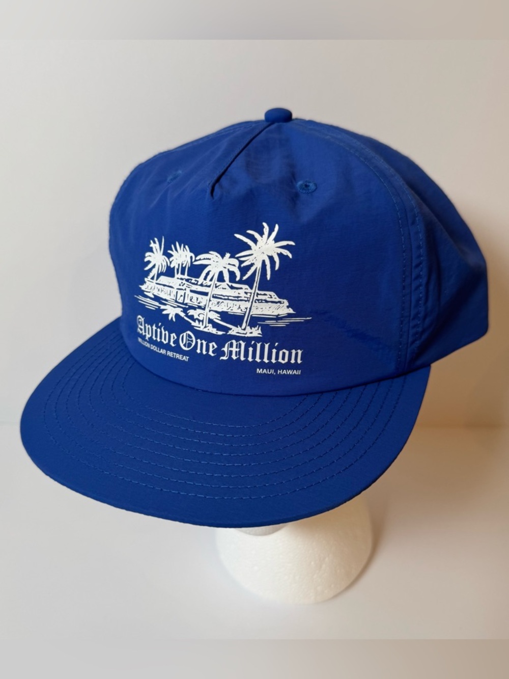 AS Colour Aptive Retreat Maui Hawaii Retro Resort Blue Men’s SnapBack Surf Hat